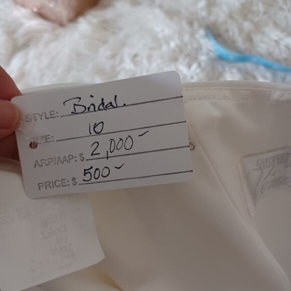 Symphony Of Venus Corset Wedding Gown Beaded Detail Waist Bridal Dress - Picture 11 of 12